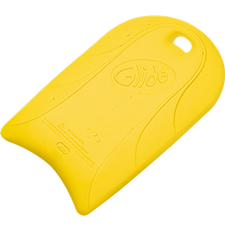 Planche de natation Glide  développée produite par Créations Foam en injection moulage de mousse EVA