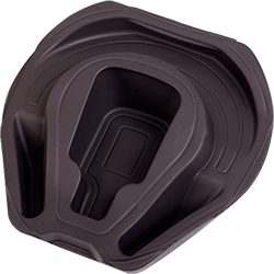 Injection molded EVA foam Otterbox head set protector by Creation Foam manufacturers USA