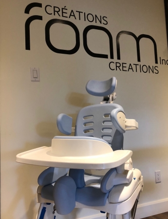 siège médical en foam injecté par Foam Creations